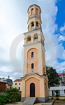 Bell tower of Orthodox Church of Nativity of Christ, Shkoder, Albania