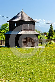 Bell tower in Pavcina Lehota, Slovakia