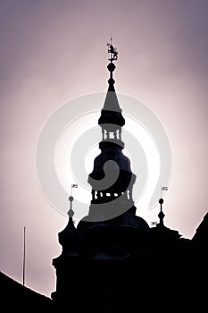 Bell Tower in Prague by Night