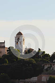 Bell tower Saint Kiriak Cathedral. Ancona, Italy