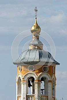 Bell tower of Saint Nicholas church in Murom, Russ