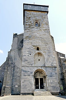 Bell tower of the Sainte-Marie Cathedral of Saint-Bertrand-de-Comminges