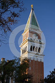 Bell tower of San Marco in Venice