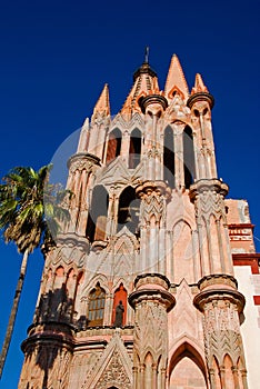 Bell tower, San Miguel de Allende, Mexico.