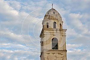 Bell Tower in Sirolo, Marche, central italy photo