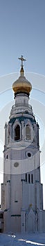 Bell tower of Sophia cathedral in Vologda Kremlin, Russia