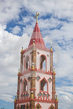 Bell tower at St.Anna Church,Thailand