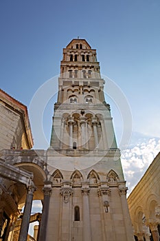 Bell tower of St. Duje cathedral.