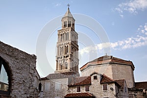 Bell tower of St. Duje cathedral.