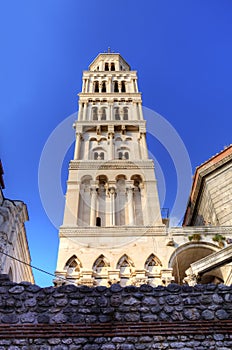 Bell tower of St. Duje cathedral.