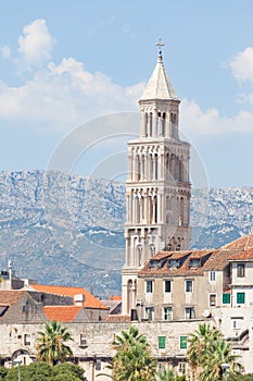 Bell tower of St. Duje in Split