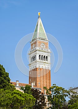 Bell tower of St Mark`s Campanile Campanile di San Marco in Ve