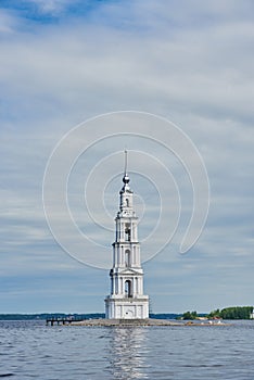 Bell tower of St. Nicholas Cathedral, known as the flooded bell tower.