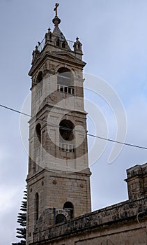 Bell tower of St.Nicholas church at Beit Jala