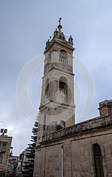 Bell tower of St.Nicholas church at Beit Jala