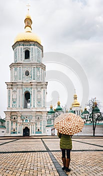 Bell tower of St. Sophia Cathedral, Kiev, Ukraine