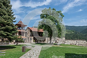 Bell tower of Studenica monastery, 12th-century Serbian orthodox