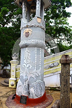 The bell tower in the temple of Vishnu Devinuwara