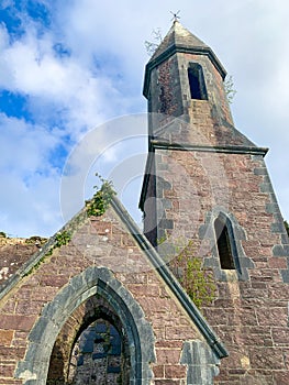 Bell Tower at Toormakeady Church Lough Mask County Mayo Republic of Ireland