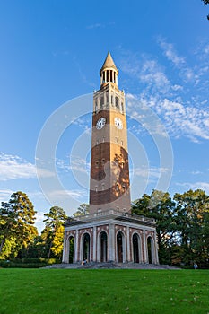 Bell tower on UNC Campus, University of North Carolina photo