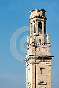 Bell Tower of the Verona Cathedral - Santa Maria Matricolare Veneto Italy