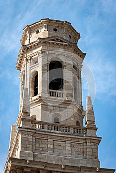 Bell Tower of the Verona Cathedral - Santa Maria Matricolare Veneto Italy
