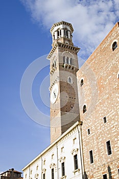 Bell tower Verona Italy