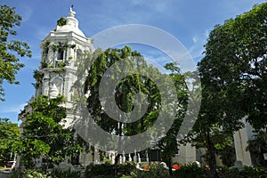 Bell tower in Vigan, Luzon Island, Philippines