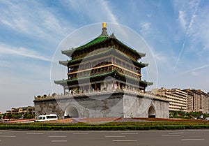 Bell Tower in Xi'an or Xian, China