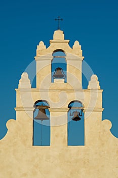 Bell towers of Mission San Juan