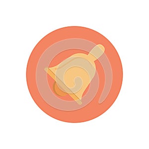 Bell vector flat colour icon