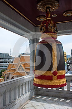 Bell in Wat Traimit Temple