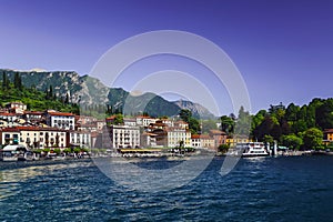 Bellagio on Lake Como in summer