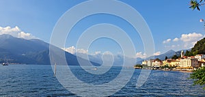 Bellagio Lake. Tramonto sul lago di Bellagio