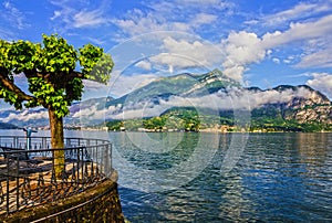 Bellagio lake view, Como lake, Italy