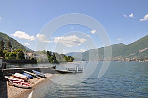 Bellagio town at the Italian Lake Como