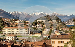 Bellagio town located on lake Como, Italy