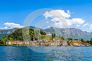 Bellagio village on the Italian Riviera of Lake Como