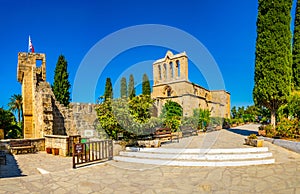 Bellapais abbey at Beylerbeyi village in Northern Cyprus