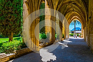 Bellapais abbey at Beylerbeyi village in Northern Cyprus