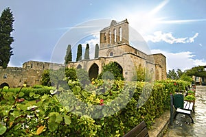 Bellapais Abbey in Northern occupied Cyprus