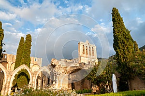 Bellapais, medieval Abbey near Kyrenia, Cyprus