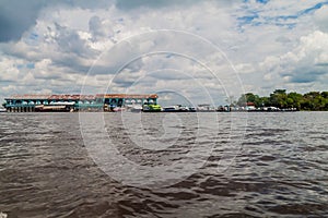 Bellavista Nanay river port in Iquitos, Pe