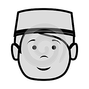 bellboy character hotel service icon