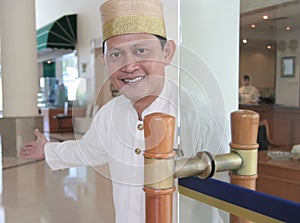 Bellboy or concierge