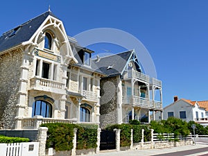 `Belle-epoque` style villas in Royan photo