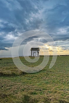 Belle-Ile in Brittany, the foghorn house