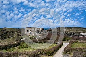 Belle-Ile in Brittany, the lighthouse