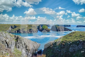 Belle-Ile in Brittany, the Cote Sauvage photo