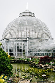 The Belle Isle Conservatory, in Detroit, Michigan